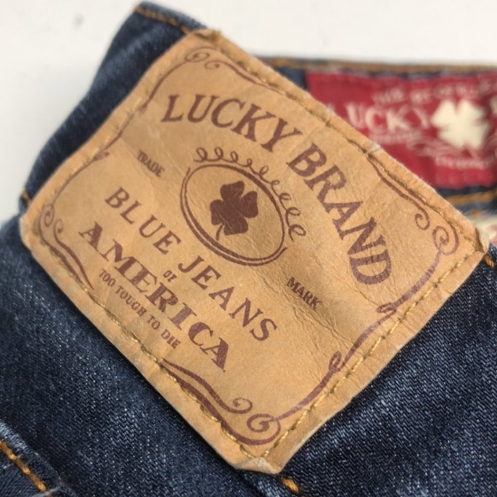 VINTAGE LUCKY BRAND LOLA STRAIGHT JEANS 4/27x30 π - Picture 6 of 12